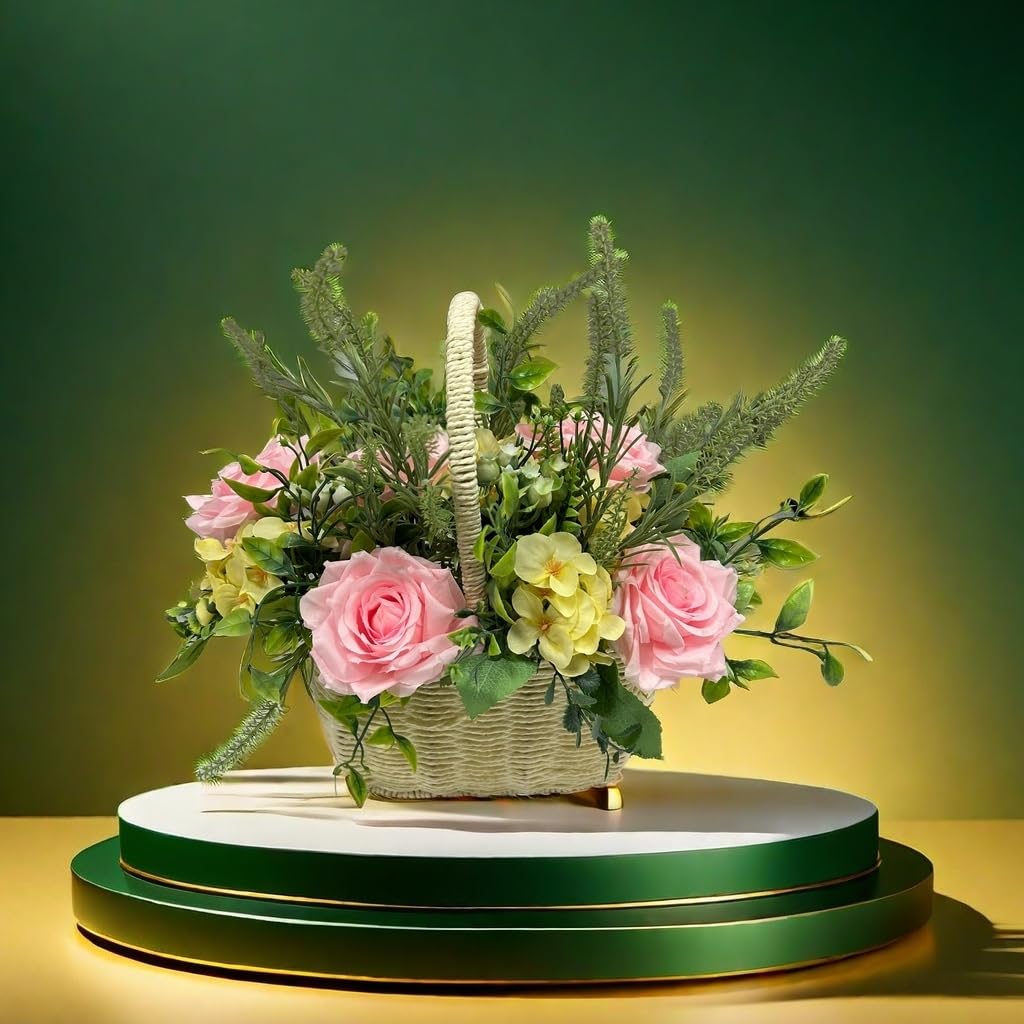 GrainBuds detachable-stem rose heads for flexible arrangement options