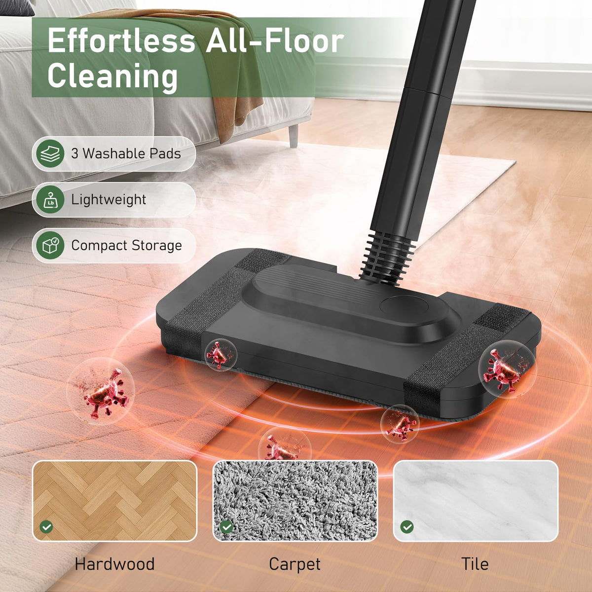 Granarbol 16.4ft cord for extended reach across rooms