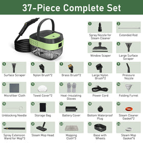 Granarbol multi-surface cleaning kit for floors, upholstery, and more