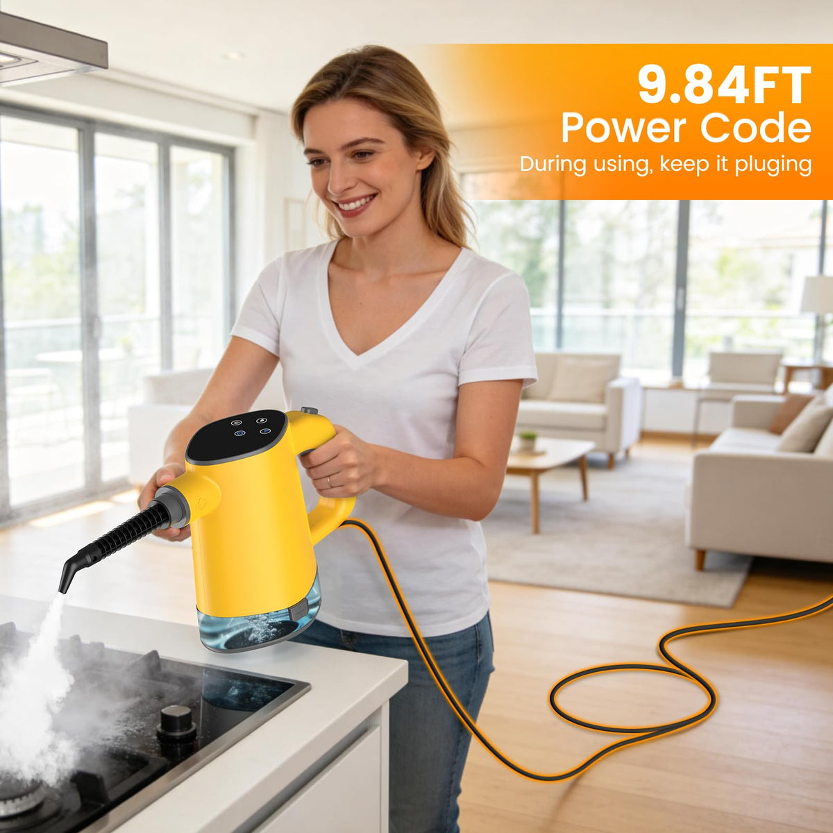 Granarbol steam cleaner 11-piece all-in-one cleaning kit.