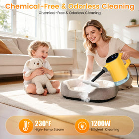 Granarbol steam cleaner self-cleaning function maintains peak performance.