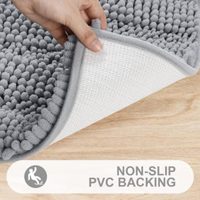 Grandaily chic striped rug adds luxury texture to any vanity