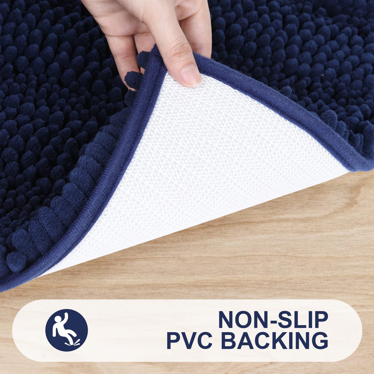 Grandaily easy-care mat is machine washable and quick to dry.