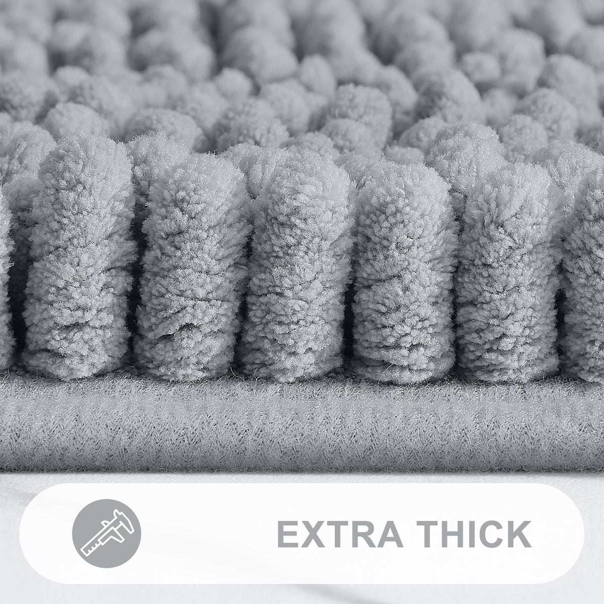 Grandaily non-slip backing ensures safe footing on bathroom tiles