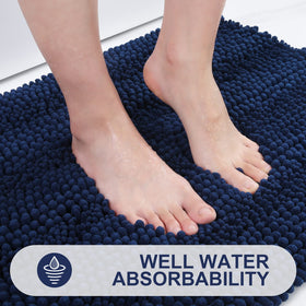 Grandaily versatile bath rug suits in front of sink or shower.
