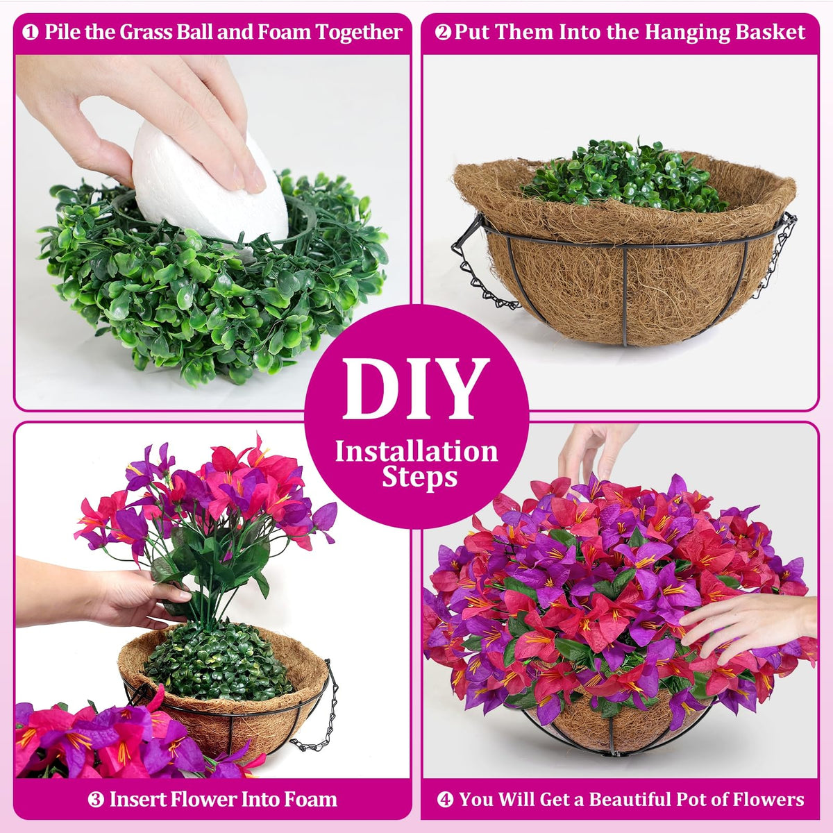 Grandeal 18x18x20 display size creates a lush focal point