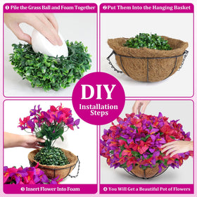 Grandeal 18x18x20 display size creates a lush focal point
