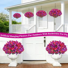 Grandeal hanging bougainvillea close-up showing lifelike color and texture for realism