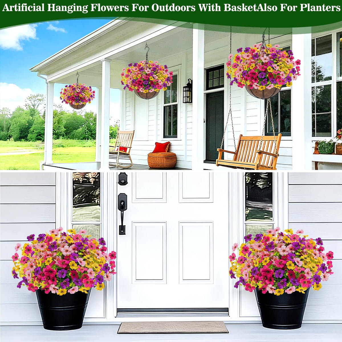 Grandeal porch decor idea for garden, balcony, or window sill