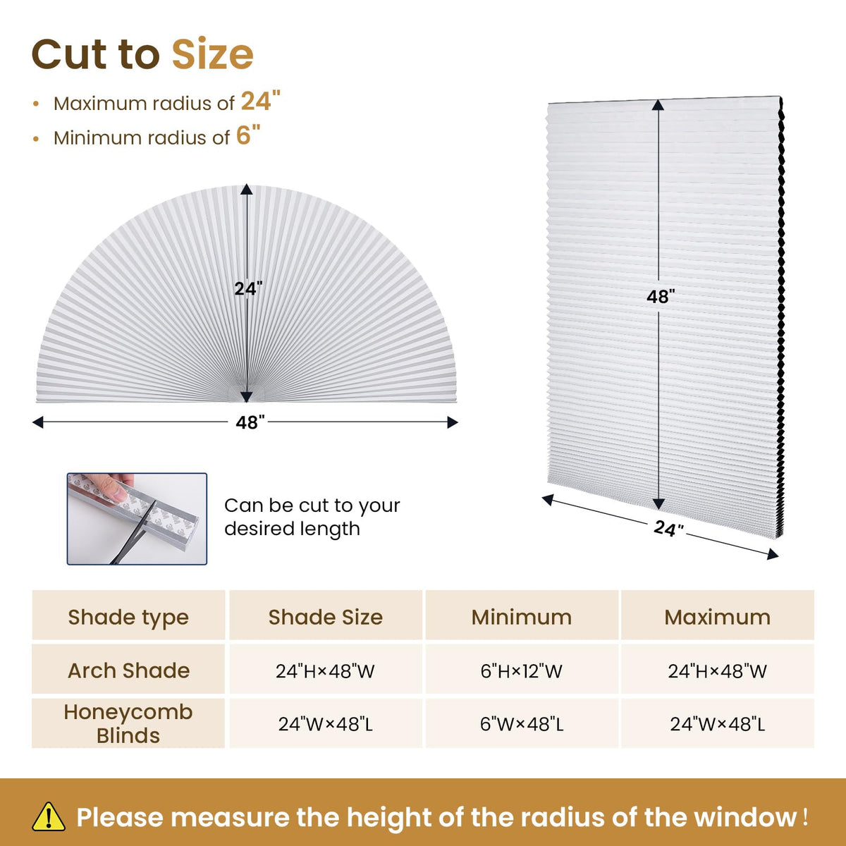 Grandekor thermal insulation arch blind provides warmth retention and quiet interior
