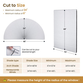 Grandekor thermal insulation arch blind provides warmth retention and quiet interior