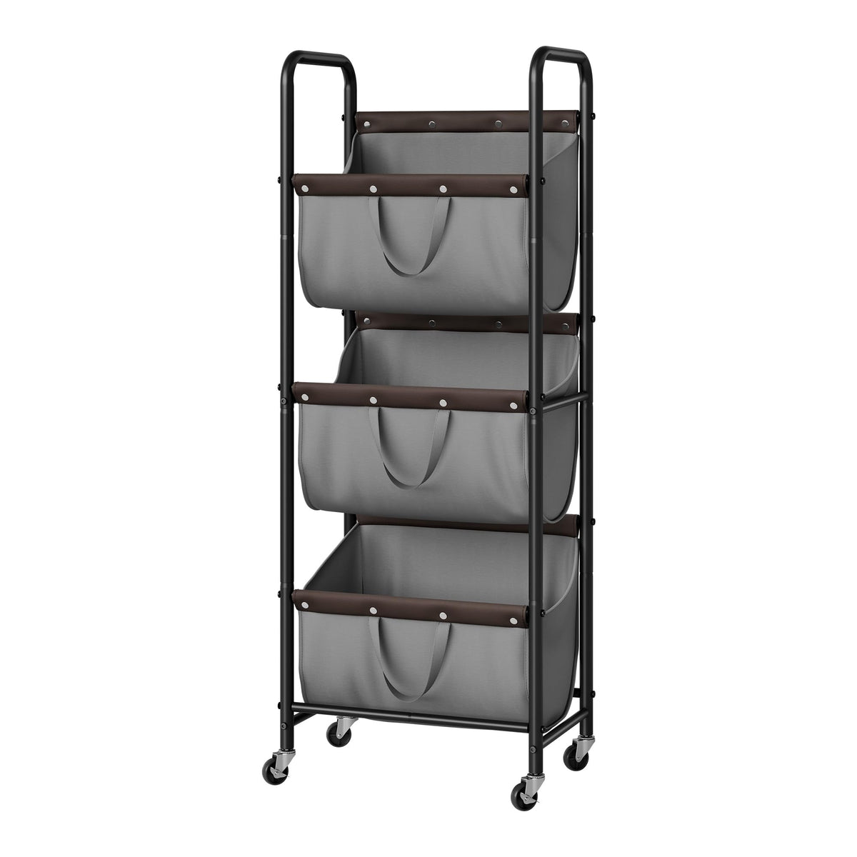 GRANNY SAYS 3-tier sorter front view highlights space-saving organization.