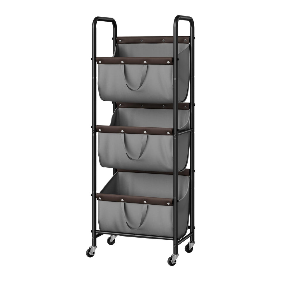 GRANNY SAYS 3-tier sorter front view highlights space-saving organization.