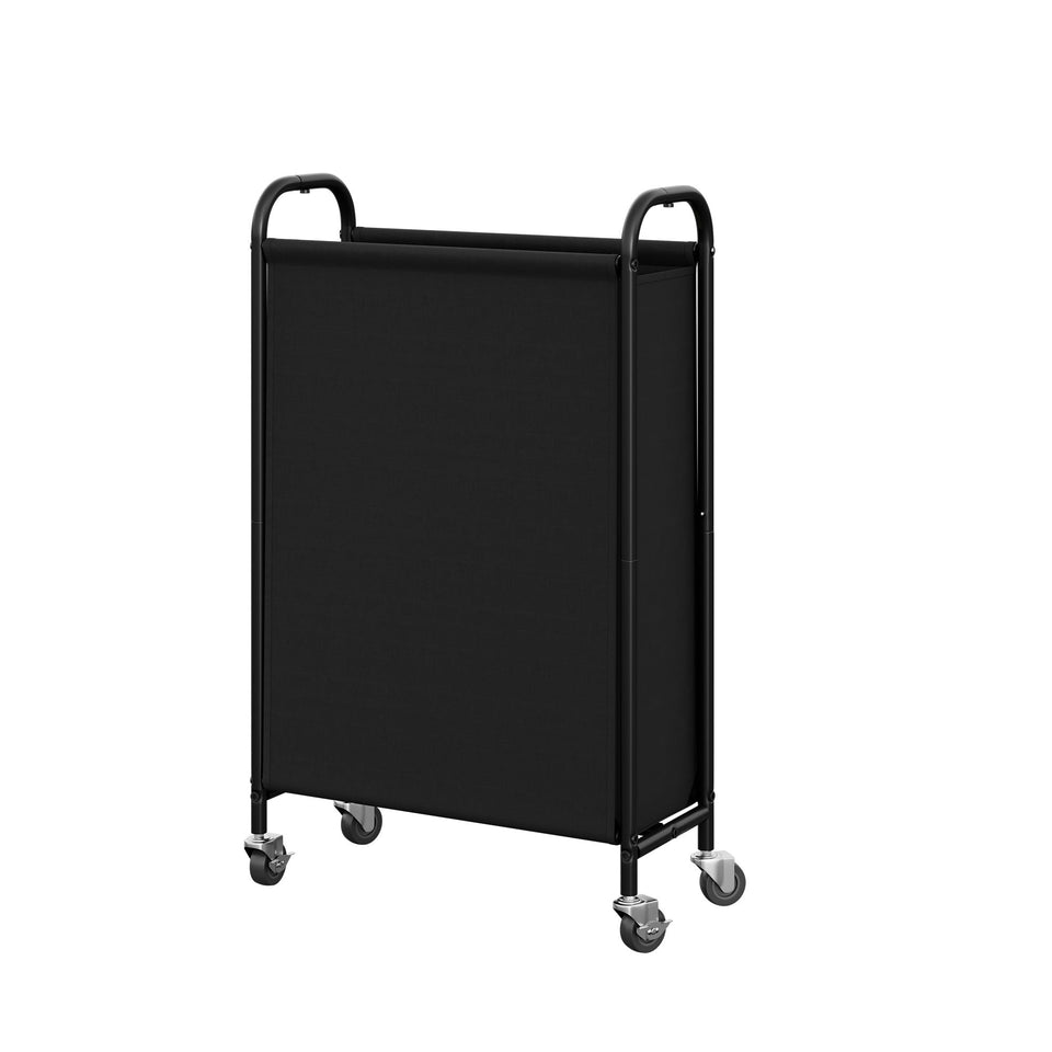 GRANNY SAYS 80L slim hamper front view, sturdy frame for compact laundry spaces