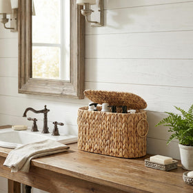 GRANNY SAYS freestanding basket moves easily for rearranging or cleaning