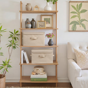 GRANNY SAYS closet storage bin with stackable design saves space.