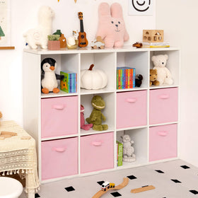 GRANNY SAYS pink cube storage handle close-up for easy transport