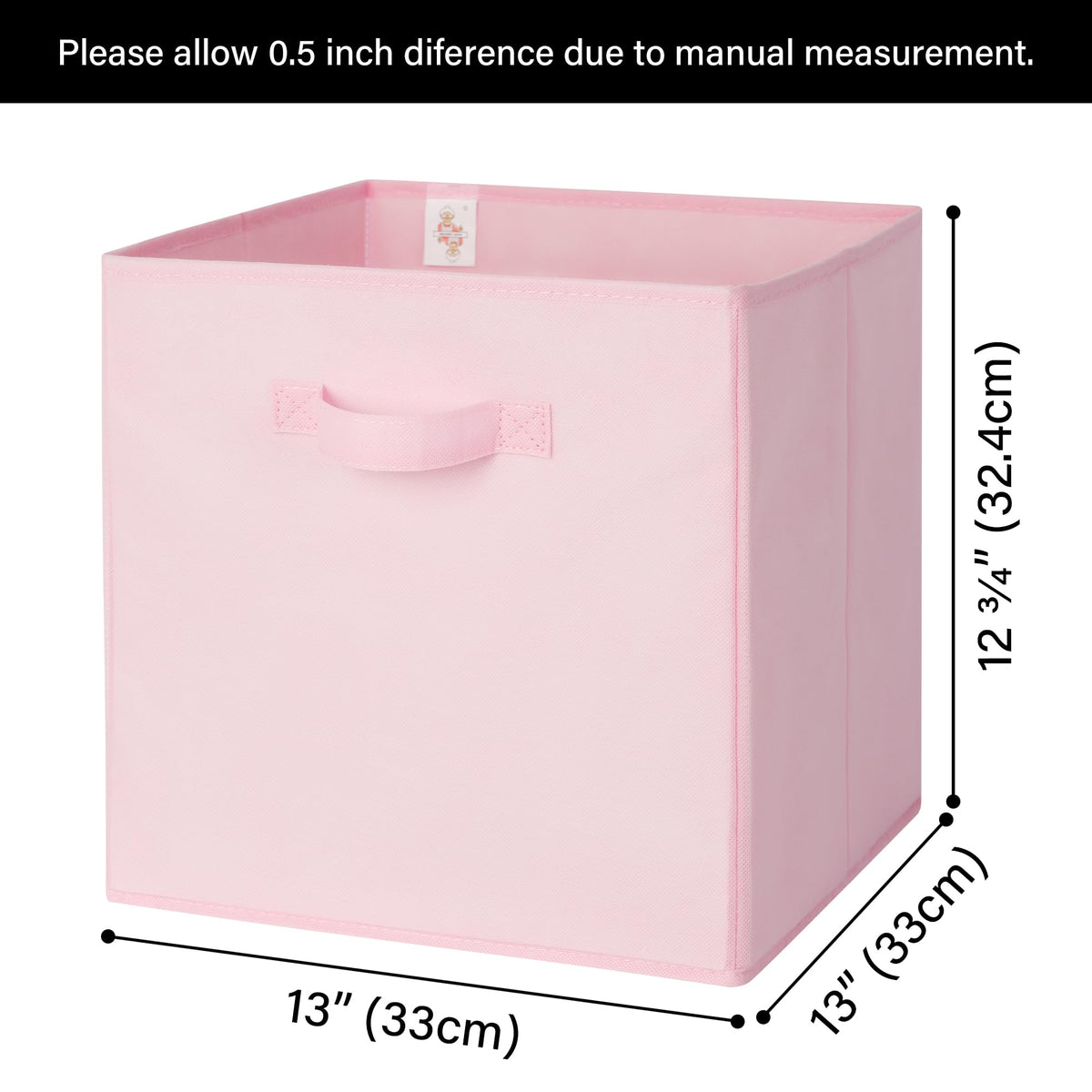 GRANNY SAYS pink cube storage stackable design saves space