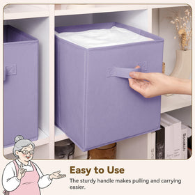 GRANNY SAYS cube storage bin in classroom for organization.
