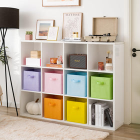 Granny Says foldable storage cubes flat-pack design for compact cleaning and storage.