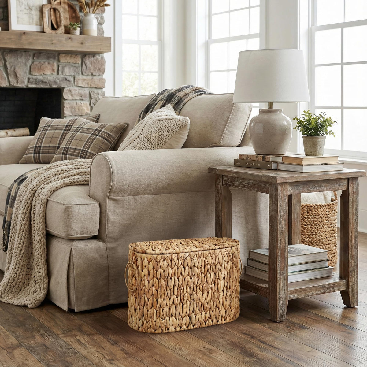 GRANNY SAYS sturdy metal-frame basket supports daily use with reliable structure