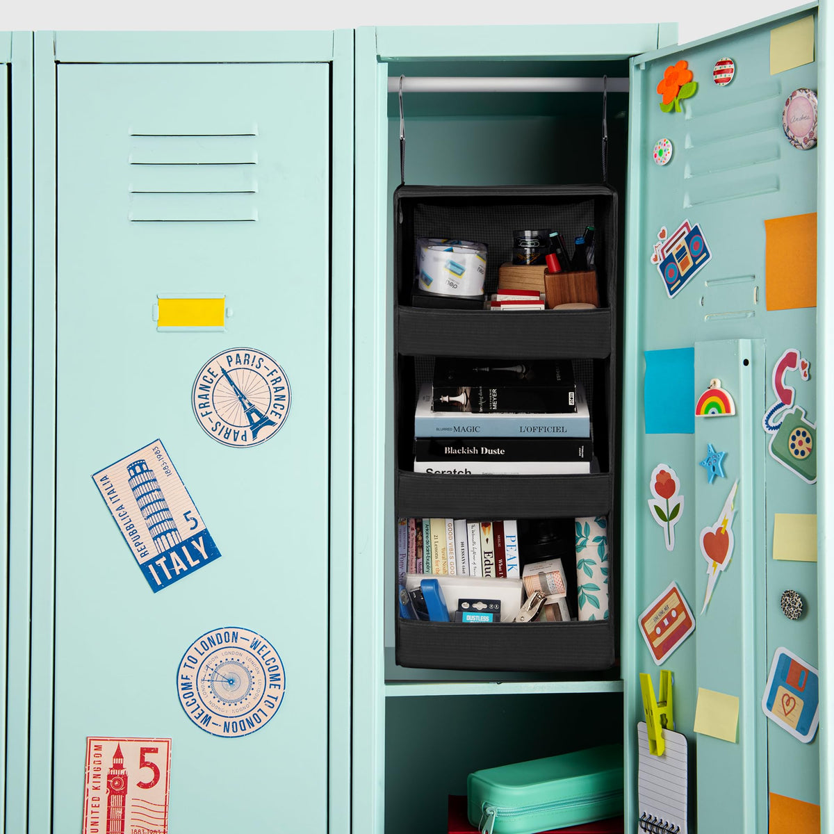 GRANNY SAYS hanging closet shelf two-pack ready for double the storage in any room.