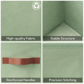 GRANNY SAYS lightweight fabric cube bin fits small closets and shelves.