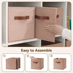 GRANNY SAYS reinforced-handles bin for easy carrying of toys, clothes, or books.