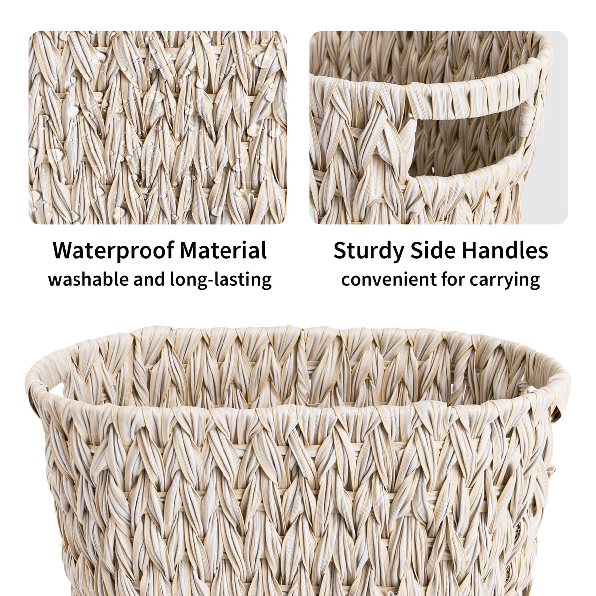 GRANNY SAYS compact trash can fits small spaces like dorms or offices.