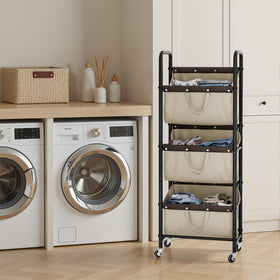 GRANNY SAYS vertical design saves floor space effectively.