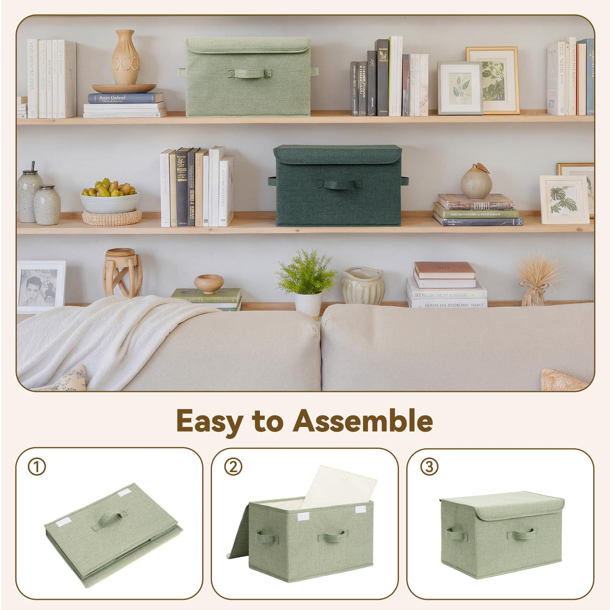 GRANNY SAYS storage basket suits clothes, books, toys, and more in any room.