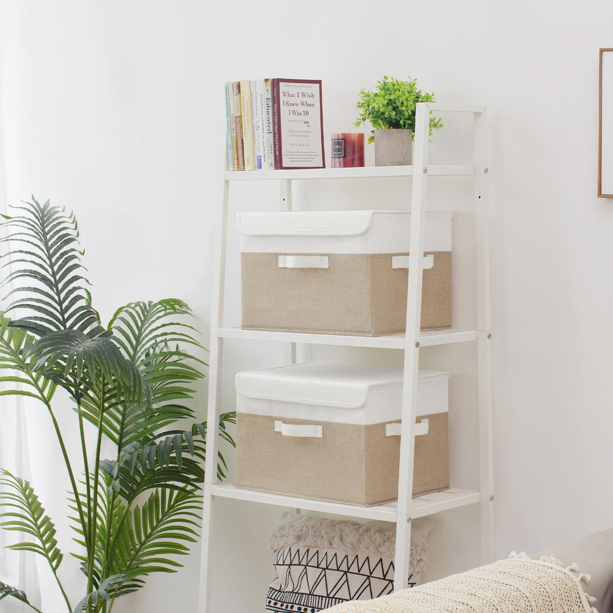 GRANNY SAYS storage bins large-capacity interior, perfect for toys, clothes, or books.