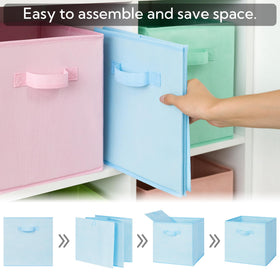 Granny Says storage cubes in kids' rooms or classrooms boost organization.