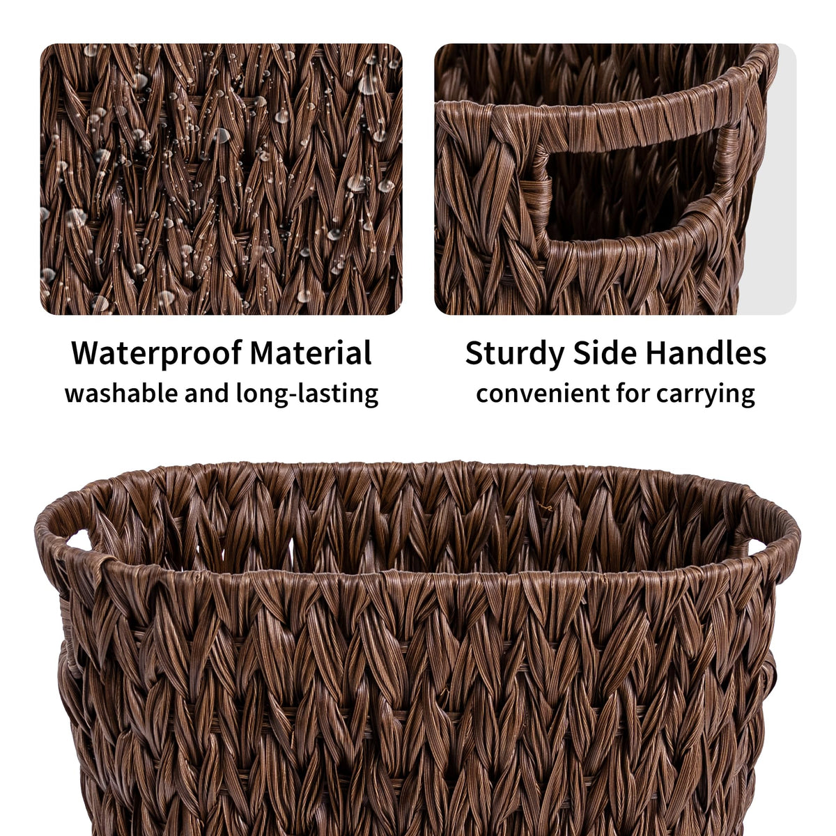 GRANNY SAYS compact waste basket suitable for dorms or offices.