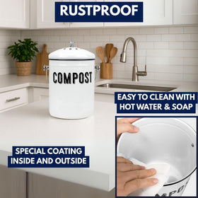 Granrosi filter system image showing built-in and replacement charcoal filters.