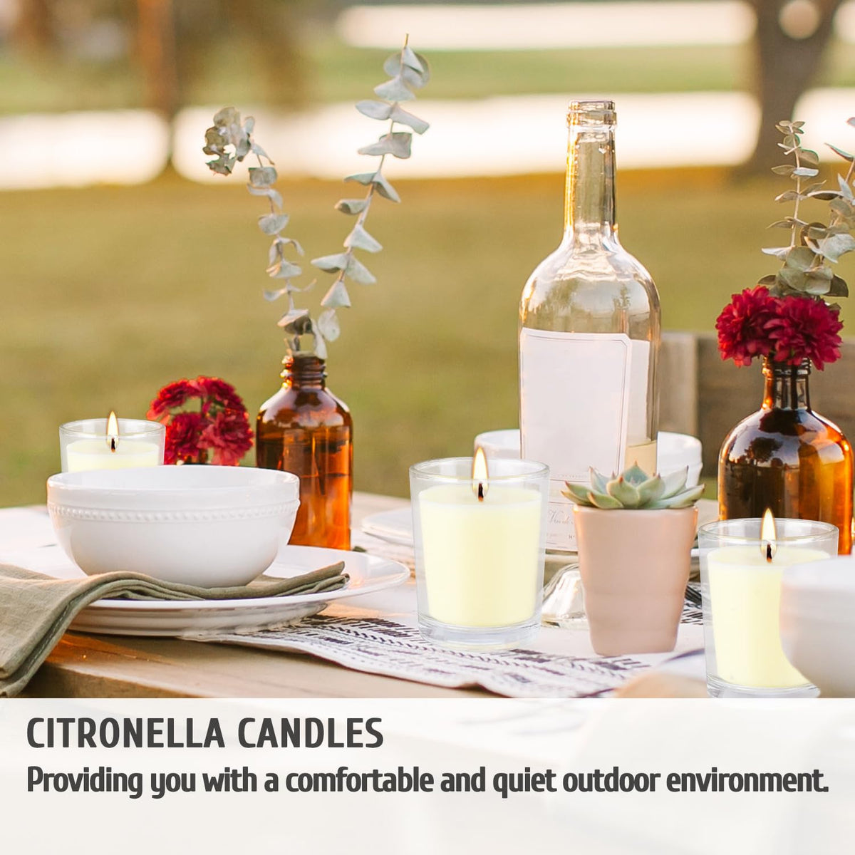 Grcdoyvl garden party ambiance with elegant glass design.