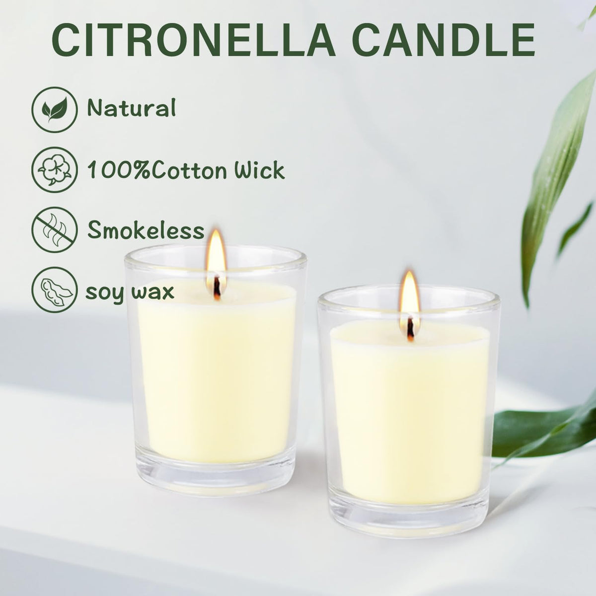 Grcdoyvl candles designed for indoor and outdoor use.