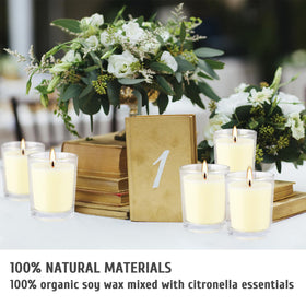 Grcdoyvl portable candle pack is easy to carry to events.