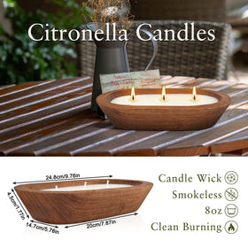 Grcdoyvl smokeless burning candle for clean indoor ambiance.