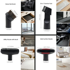 GREAPA horsehair vacuum brushes ideal for pet hair on surfaces.