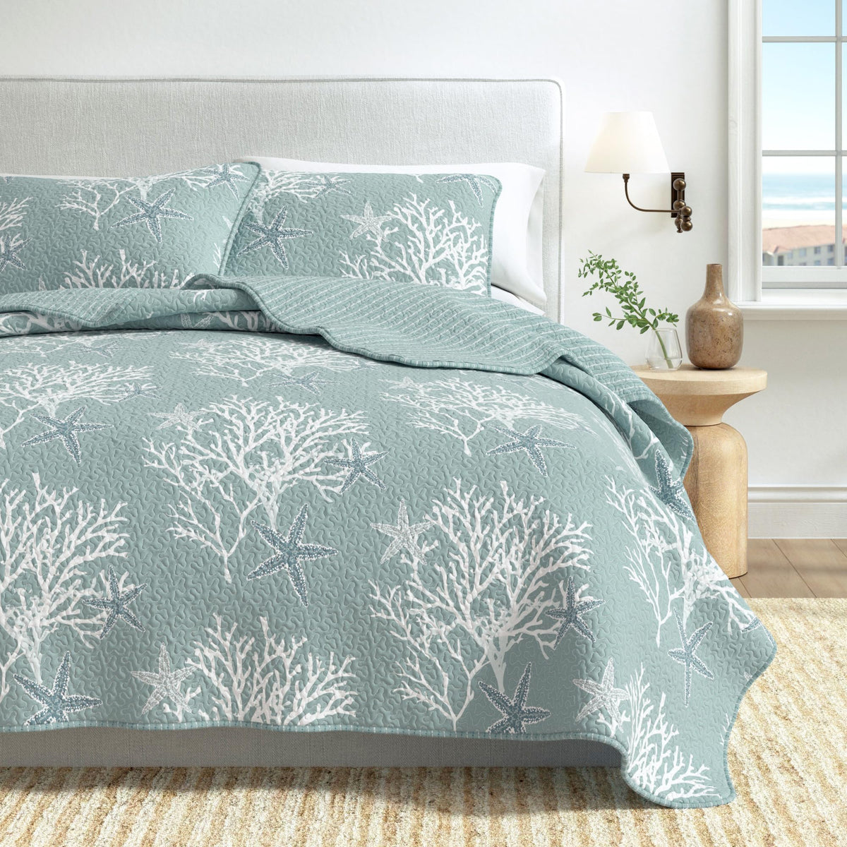 Great Bay Home oeko-tex certified quilt provides safe, worry-free nightly snuggling.
