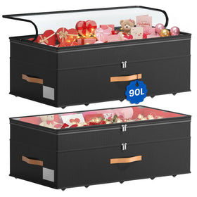 Great Dachong underbed storage with wheels rolling for easy access
