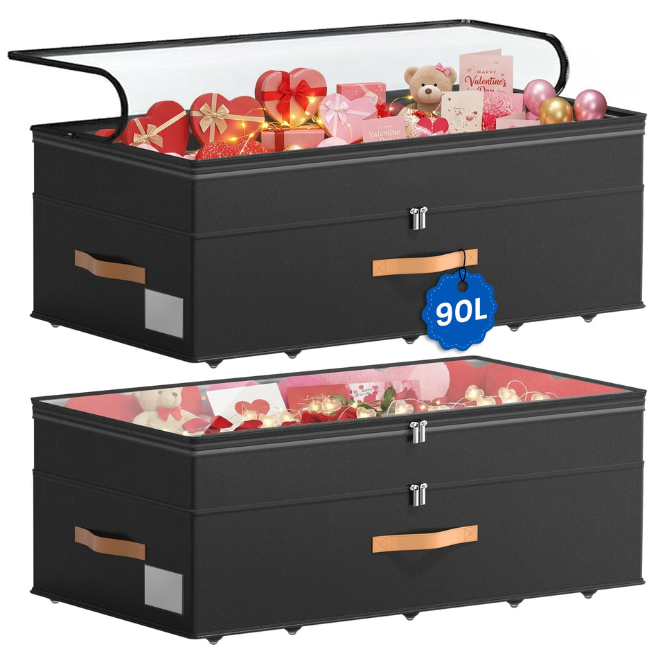 Great Dachong underbed storage with wheels rolling for easy access