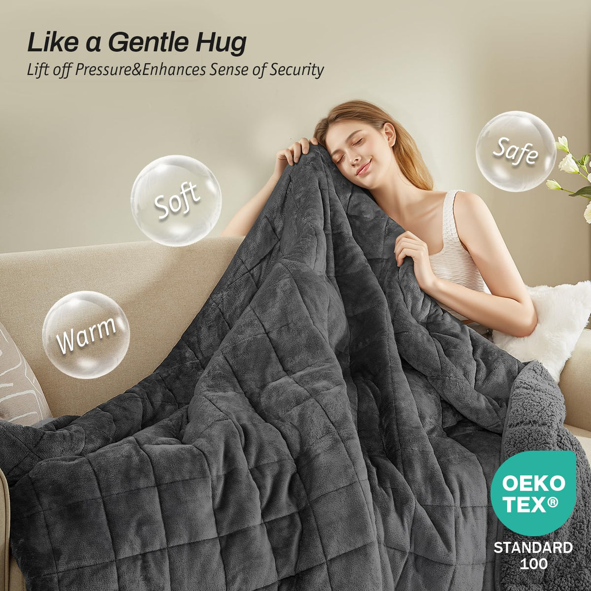Great Daxing Sherpa fleece blanket folded for storage demonstrates compact warmth ready to use.