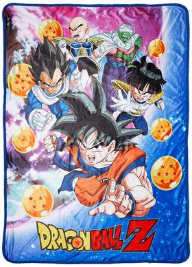 Great Eastern Dragon Ball Z GE-57756 throw blanket close-up fabric for cozy nights.