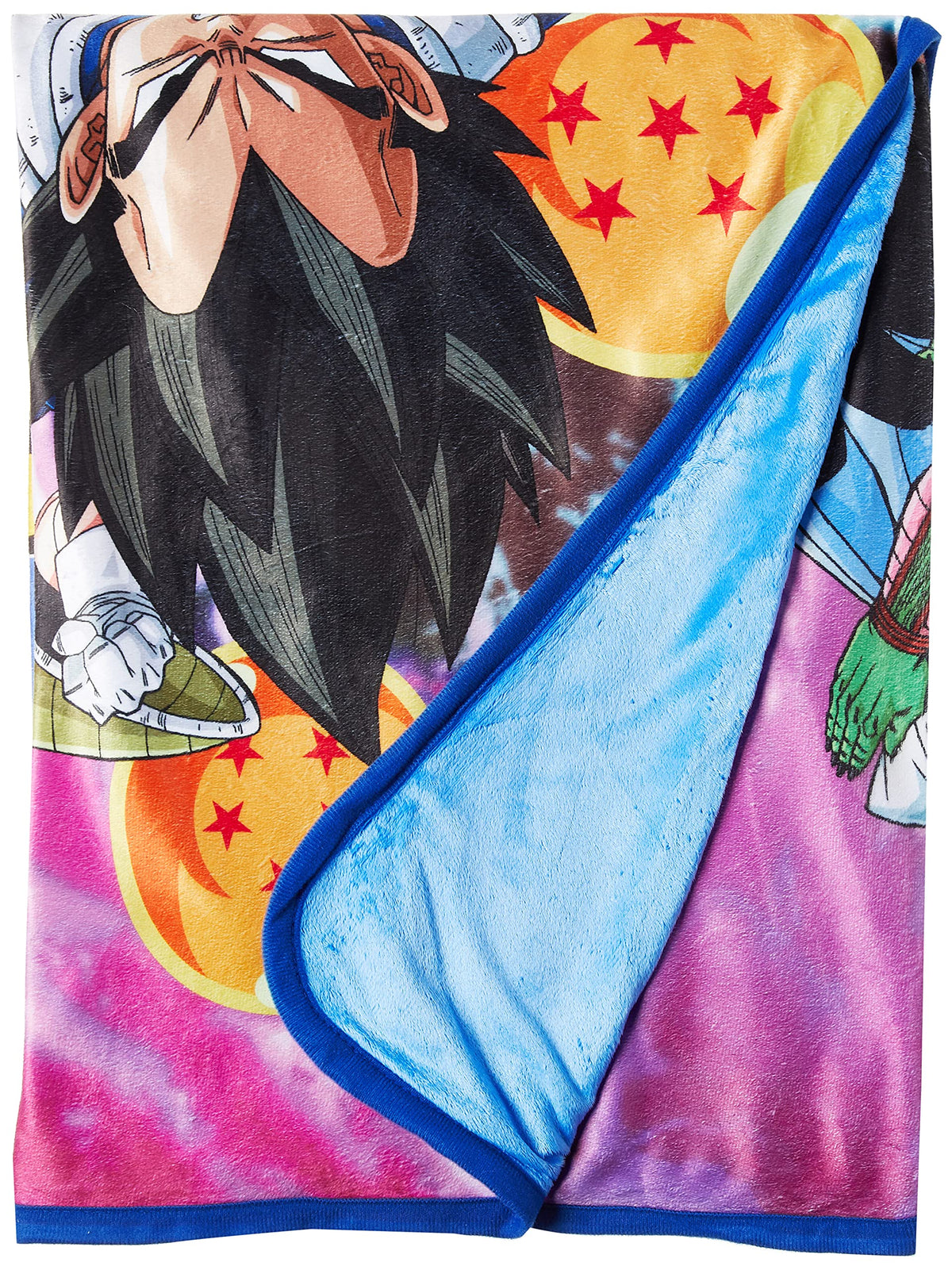 Great Eastern Dragon Ball Z GE-57756 throw blanket folded for gifting or display.