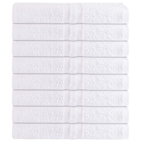 GREEN LIFESTYLE luxury bath towel in white with plush softness for daily use