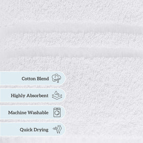 GREEN LIFESTYLE multipurpose-use towel for bathroom, spa, gym, or hotel