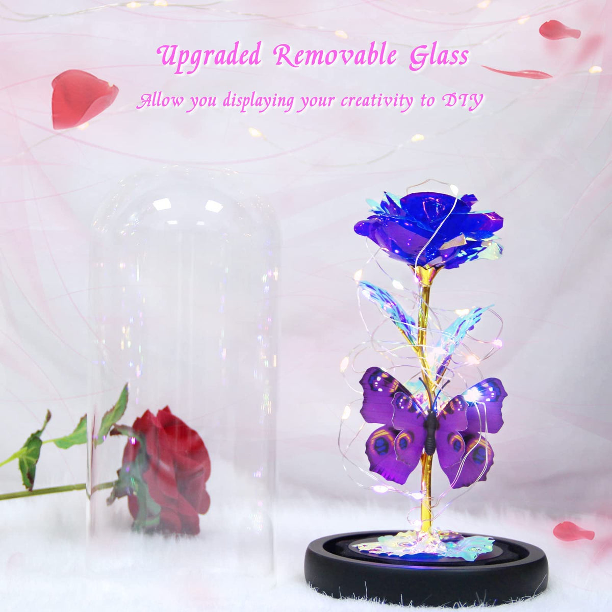 Greenke Removable glass dome display for DIY presentation