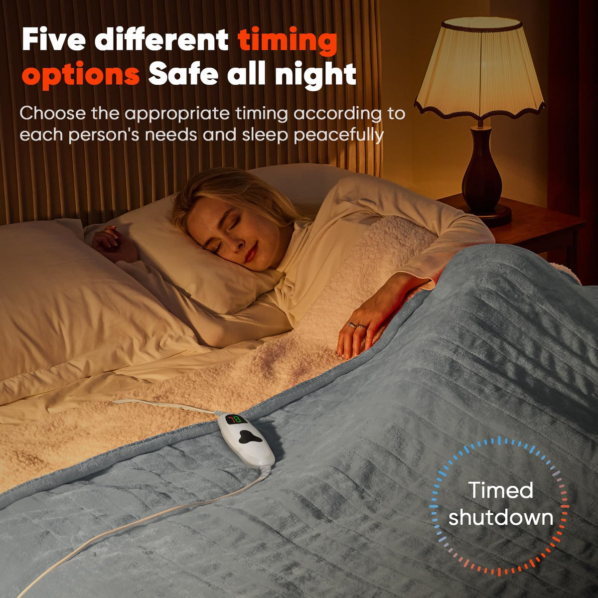 Greenoak energy-saving heated blanket helps reduce winter costs